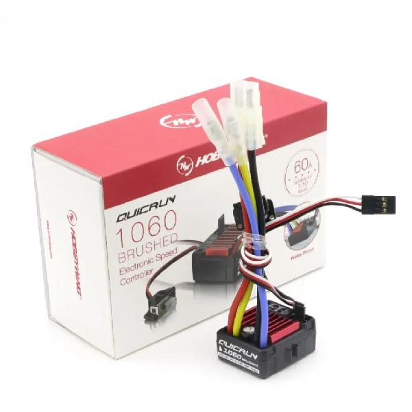 Original HobbyWing QuicRun 1060 60A Brushed Electronic Speed Controller ESC For 1:10 RC Car Waterproof