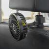 2023 Вентилятор охлаждения спинки автомобильного сиденья USB-вентилятор с зарядной головкой, вращение на 360 градусов, автоматический подголовник, вентилятор для шеи, охладитель салона автомобиля