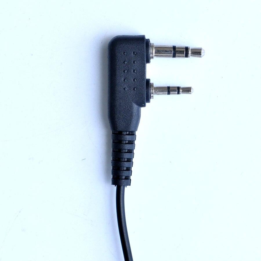 2PCS 888S UV-5R Original Earphone for Walkie Talkie UV 5R PTT Headset With Mic K Port Headphone for 888S Uv5r UV-5RA UV-5RE UV82