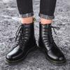 1460 Martin Boots Men's Couple Short Boots Men's and Women's Black Trend Trend Locomotive Tooling Shoes