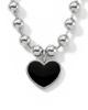 Nonenon Big Black Love Nec Silver925