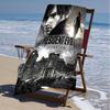 1pc Resident Evil Beach Towel, Beach and Seaside Swimming Pool Equipment, Fashion Pattern, Rectangular, Travel Essentials