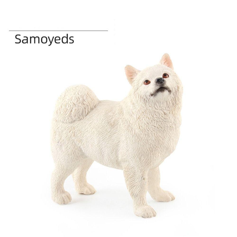 Simulation Dog Figurine Realistic Miniature Animal Model Puppy Pet Fairy Garden Decoration