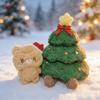 Милая Плюшевая Кукла Медведь и Рождественская Елка с Наполнителем из ПП Хлопка для Праздничных Подарков и Декора Детской Комнаты