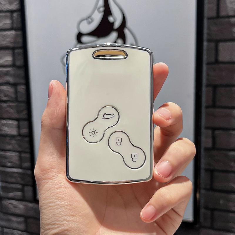 Новый чехол для смарт-ключа из ТПУ для автомобиля, брелок для Renault Duster Captur Clio Logan Megane 1 2 3 Koleos Scenic Nema Fluence Zoe Keyless