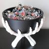 Skeleton Hand Bowl Removable Black Bowl Multifunctional Gothic Decoration Horror Theme Stand