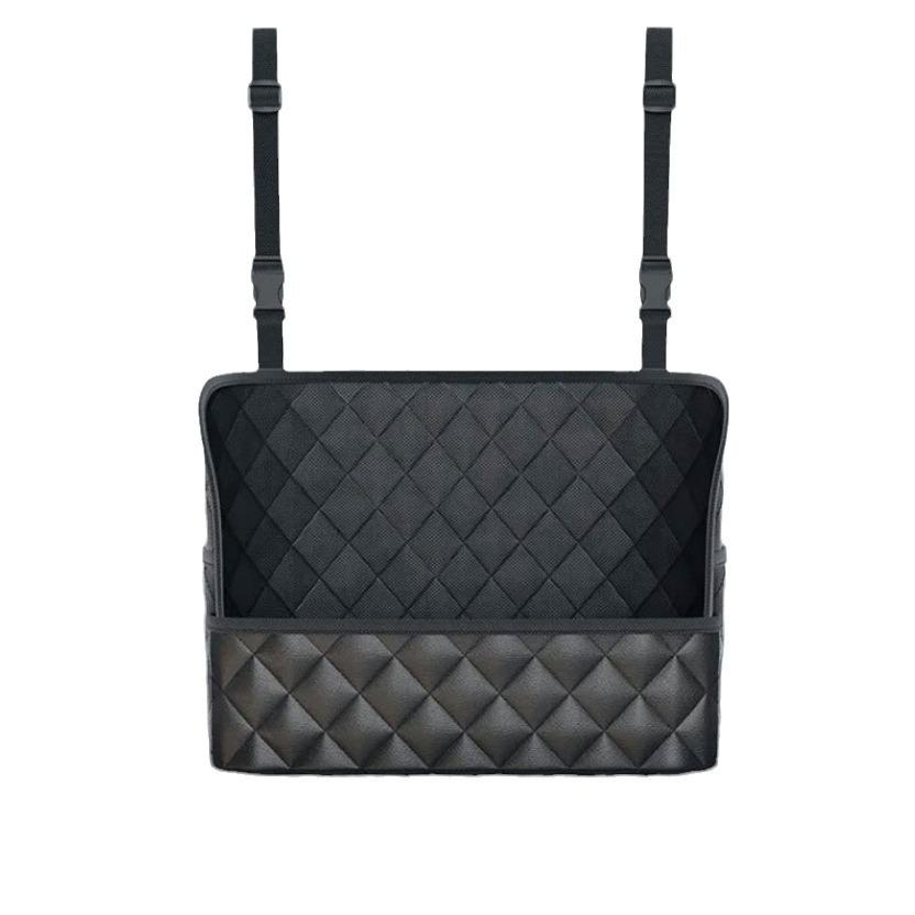 Сетка для хранения на среднем сиденье автомобиля, большая вместительная кожаная сумка, сумка для хранения на спинке сиденья, сумка для хранения принадлежностей для спинки автомобильного кресла, подвесная сумка для вещей