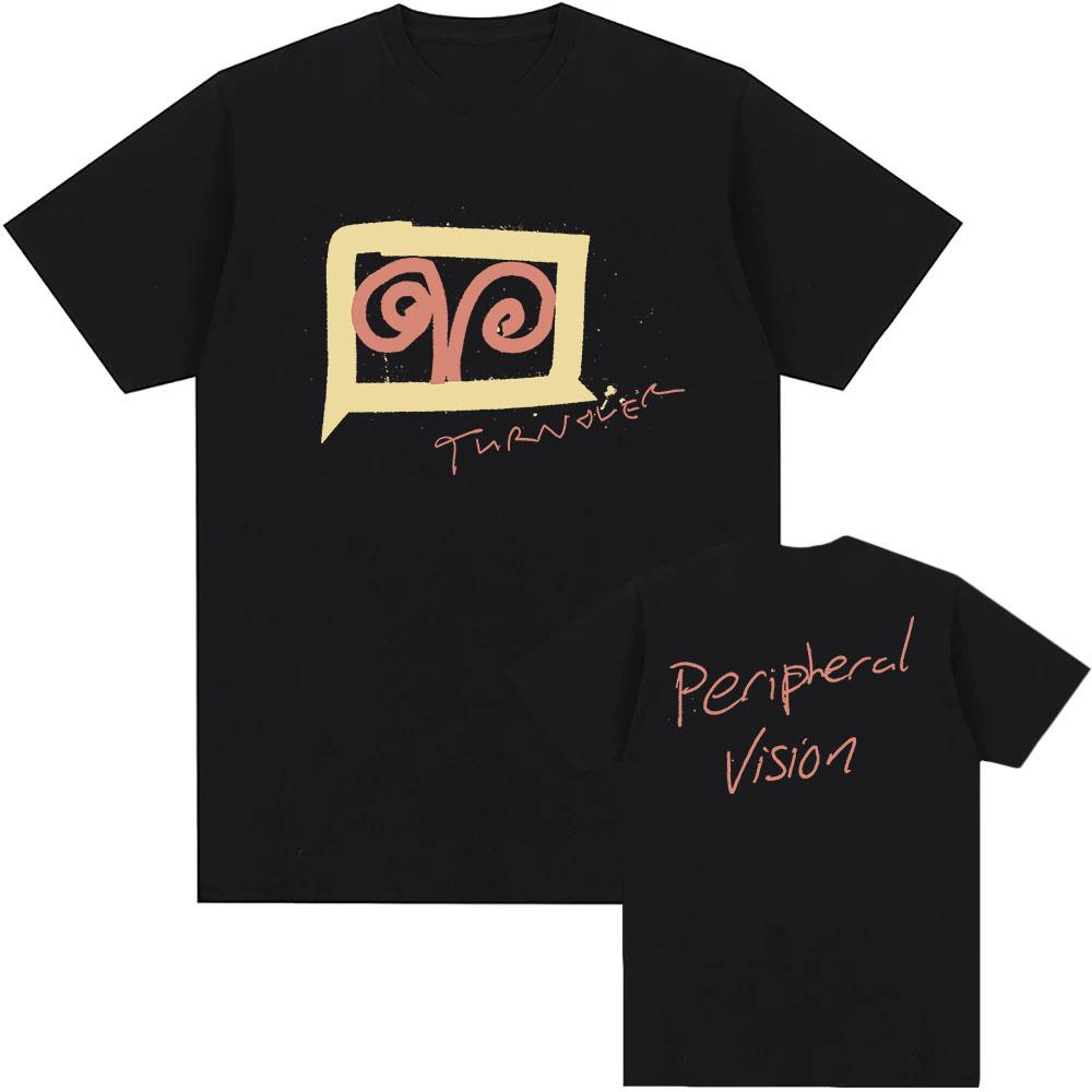 SCRIBBLE TEE TURNOVER Band GIRL IN WINDOW Tshirts Summer Loose Cotton Male Tshirt Fashion Gun Unisex Streetwear Unisex T Shirts