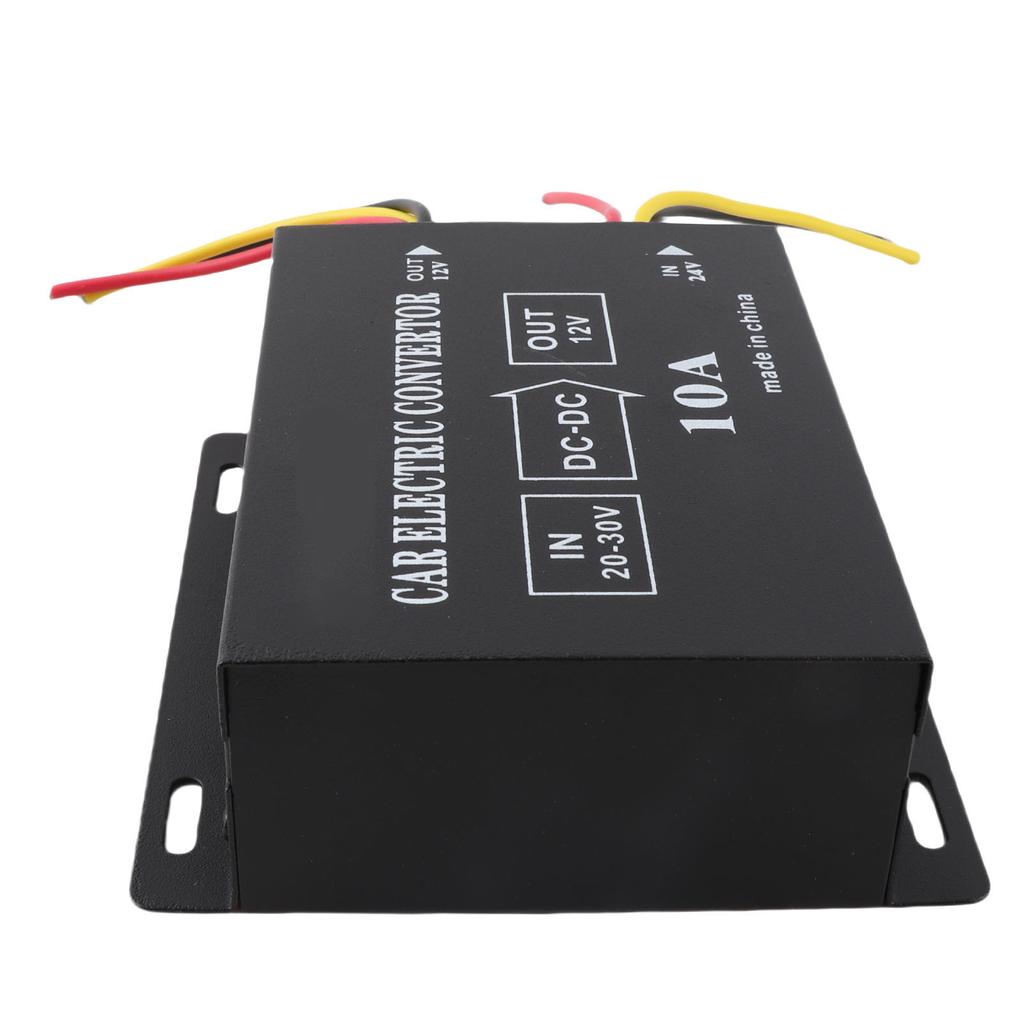 Car Truck 10A 120W DC 24V To 12V Power Converter Electric Voltage Reducer Step Down Transformer