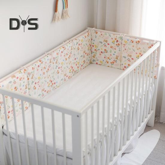 6 шт. подкладок для детской кроватки для прорезывания зубов 11,8” x 11,8”, защита от столкновений, защитный бампер для детской кроватки, защита бортиков детской кроватки