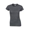 Womens/Ladies Softstyle Heather Ringspun Cotton Fitted T-Shirt
