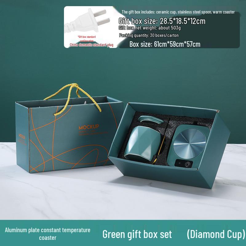 Умная подставка с подогревом 55°: Подогреватель чашек с постоянной температурой для горячих напитков