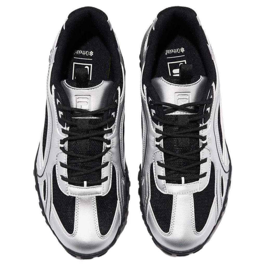 Fila Eshape MS Универсальные Удобные Амортизирующие Низкие Повседневные Кроссовки Унисекс Серебристо-Черные 1XM02348H010
