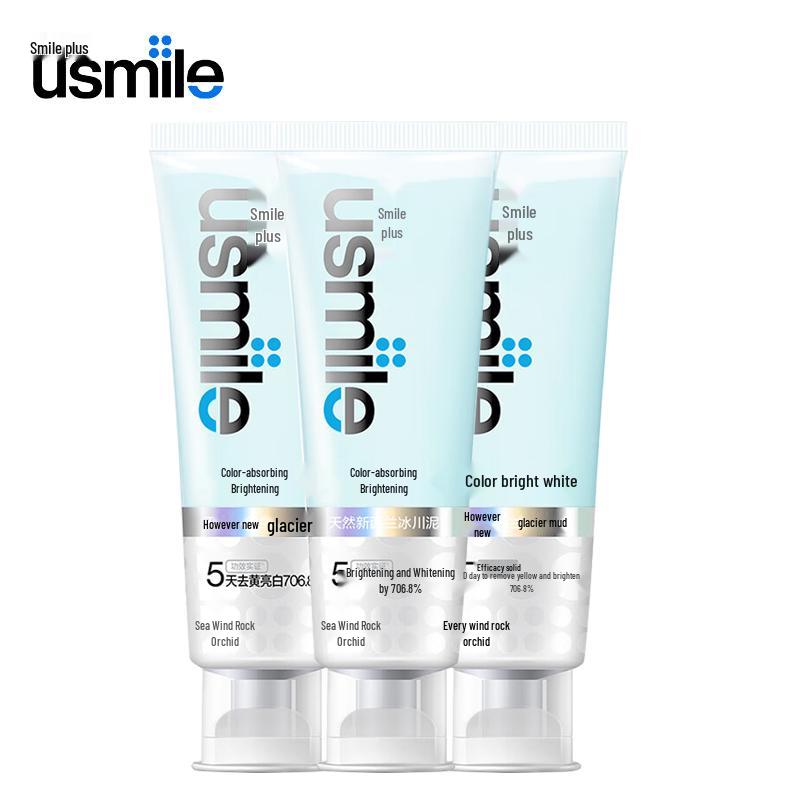 usmile Цветопоглощающая отбеливающая зубная паста