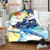 Sasaki and Miyano Flannel Blankets Anime Throw Blanket for Bed Livingroom Sofa Campus Cartoon Blankets Homosexual Love Blanket