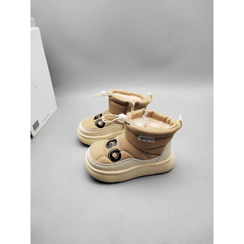 Новые детские зимние ботинки теплые короткие из хлопка