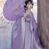 1PC with Tassel Classical Women's Umbrella for Hanfu Accessories Satin Cloth Photograph Props Fairy Ancient Parasol