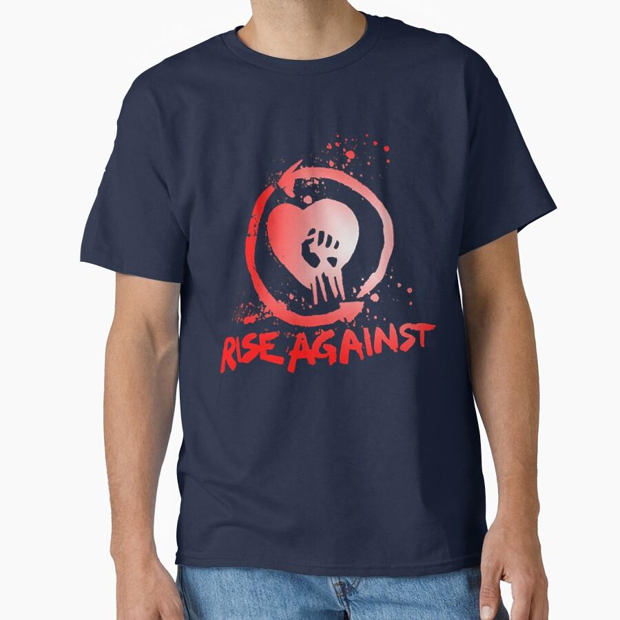 Mens Womens Against Punk Rise Rock Boy Band Funny Men Fan Classic T-Shirt