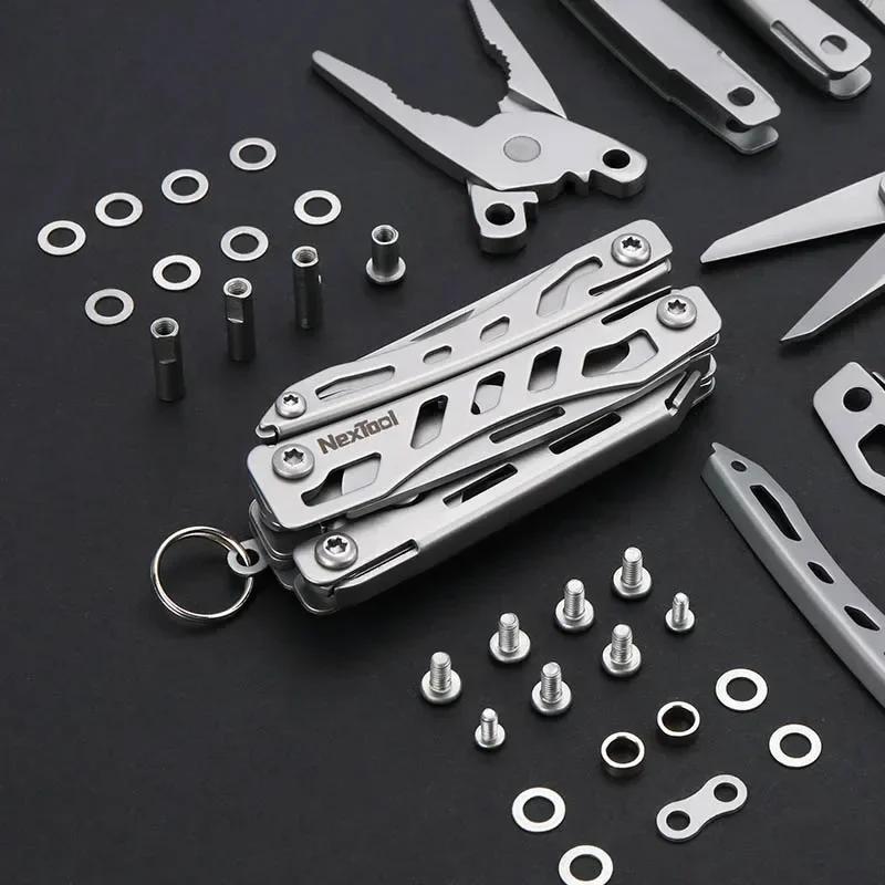 NexTool Mini Flagship 10 в 1 многофункциональный складной EDC ручной инструмент карманы плоскогубцы отвертка открывалка для бутылок многофункциональный инструмент для отдыха на природе