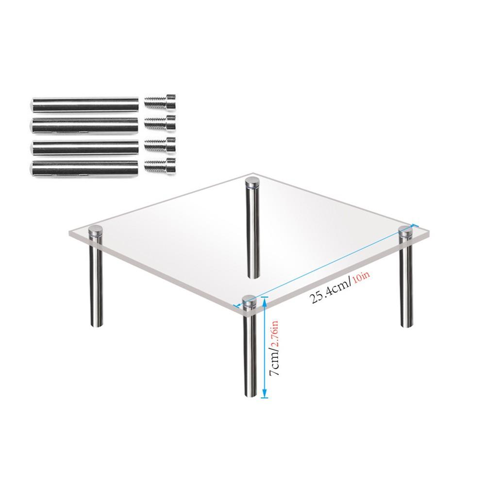 Подставка для торта 15см/20см/25.4см/30см 2мм толщина акриловая прозрачная подставка для кексов