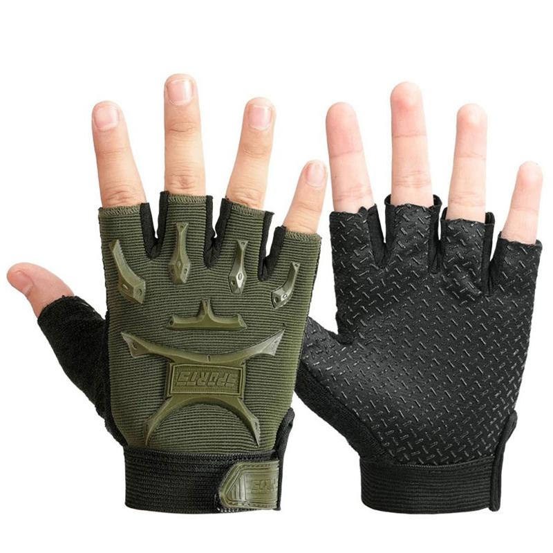 Детские тактические спортивные перчатки, защитные, противоскользящие, тренировочные, велосипедные, скалолазные перчатки для детей, походные, для мальчиков и девочек