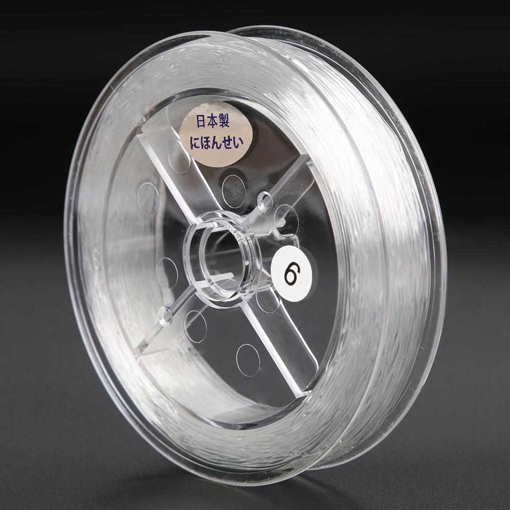 Эластичная леска Прозрачная хрустальная бисерная нить для изготовления браслетов и ожерелий своими руками