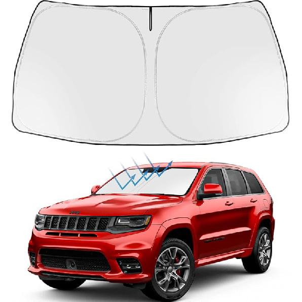 Складная солнцезащитная шторка на лобовое стекло Proadsy 2025 для RAV4, подходит для кроссовера RAV-4 SUV Crossover, TRD Off-Road, LE XLE Premium Limited.