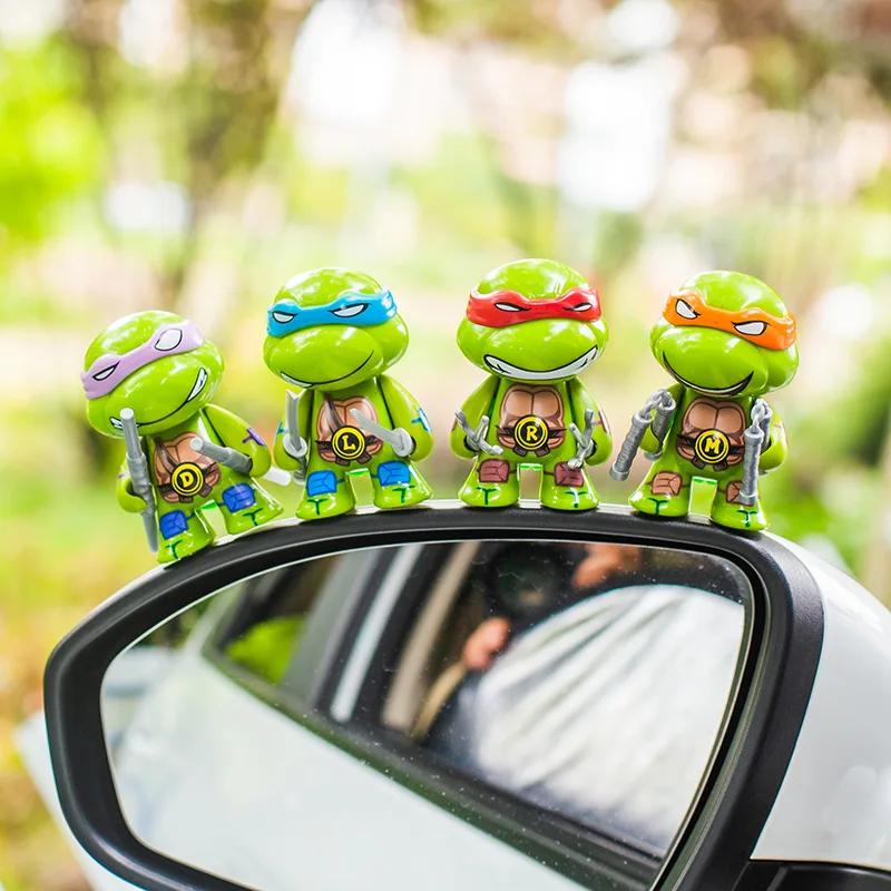 4 шт./Набор Фигурка Черепашки-ниндзя Аниме Neca TMNT Лимитированная серия Фигурка-экшен Статуэтка Фигурка-экшен Подвижная фигурка Игрушки Подарки
