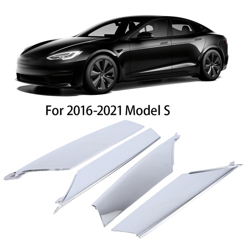 Front Fog Lamp Trim Strip Fog Lamp Eyebrow For Tesla 2016- Model S Spare Parts 1056378-00-C 1056378 1056379 1056380 1056381