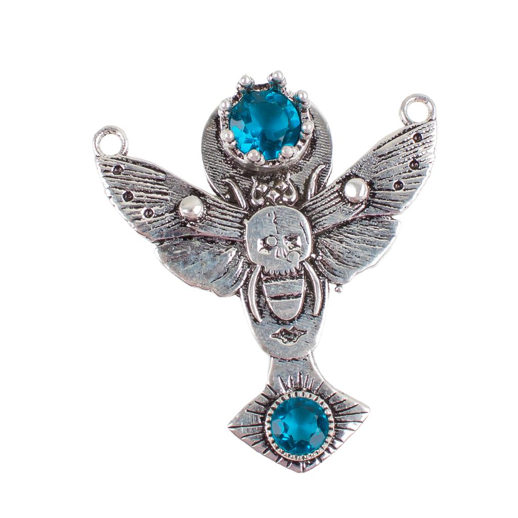 Натуральный Апатит Драгоценный Камень 925 Стерлинговое Серебро Ювелирная Подвеска 1,5" Подарок Для Нее CP-10-10