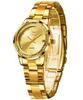 OPK Easy to Stainless Luminous Watch for Gold Women's Watch, Популярные, Простые, Женские часы, Кварцевые, Читать, Стильные, Элегантные, Удобные, Стальные, Дата,