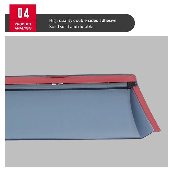 For AmberTruck Work 2012+ Car Window Visor Awning Shelters Windshield Side Window Rain Guard Shade Auto Accessories Car Styling