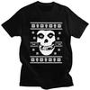 Индивидуальные мужские футболки в стиле хоррор панк-рок Misfits SKull, с коротким рукавом, хлопковые, уличная одежда, повседневные футболки, облегающая одежда