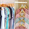 60 шт. вешалок для одежды, экономящих место, соединительные крючки для шкафа, каскадный пластиковый шкаф, органайзер для одежды, держатель для вешалки
