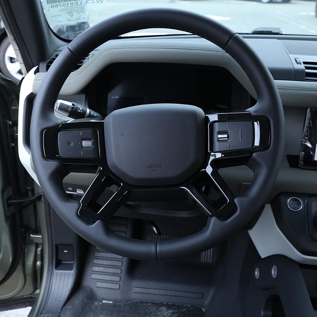 METYOUCAR Рамка рулевого колеса для Land Rover Defender Чехол рулевого колеса Декорация рулевого колеса Декоративная накладка на кнопки рулевого колеса ABS Легко