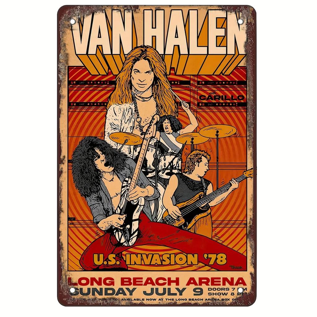 Классическая рок-группа «Kiss Revenge» Винтажный художественный металлический постер Знак Ретро-мужчина Пещера Музыкальный клуб Бар Паб Кафе Декоративные таблички