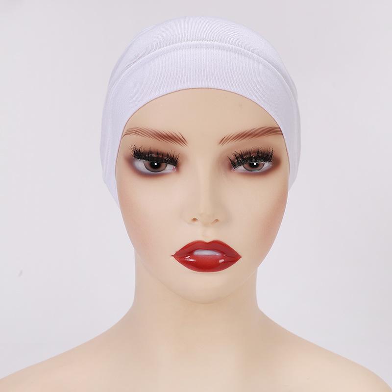 Women Soft Cotton Under Scarf Cap Turban Ready Wear Hijab Cap Female Headscarf Bonnet Hijabs Head Wraps For Women