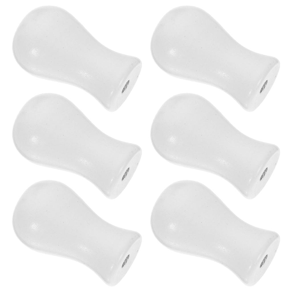 6 шт. Аксессуары для рулонных штор Ручки для ящиков Шнуры для окон Кисточки Деревянные запасные части для штор Ручка Деревянные концы Моталка