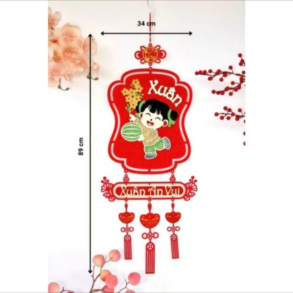 Вьетнамский Праздник Весны Подвесное Украшение Стена Стена Окно Дверь Подвесной Декор Новый Год