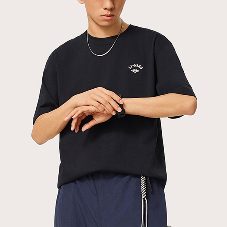 Спортивная футболка Li Ning Life Collection Мужская Черная AHSU535-3
