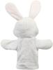 ColorfylCoco Puppet Rabbit (White) Mouth-Moving Hand Puppet Animal Puppet Show Ventriloquism Glove Puppet