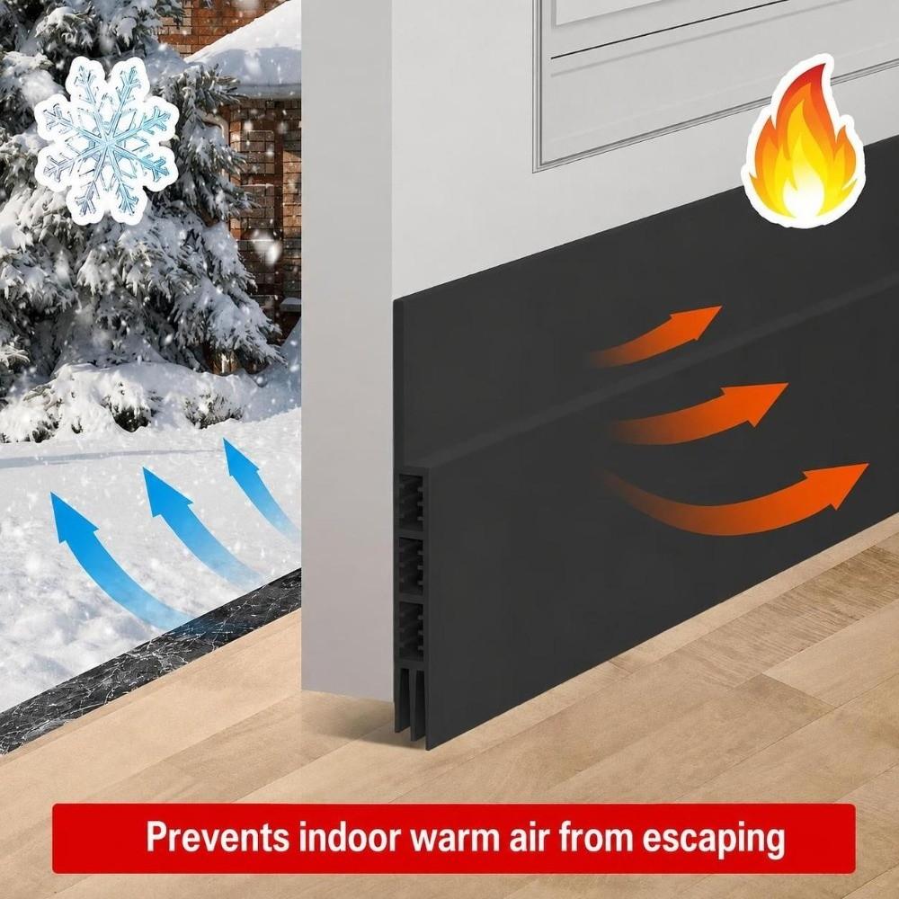 Soundproof Draught Excluder Self-adhesive Weather Stripping Door Draft Stopper Bedroom