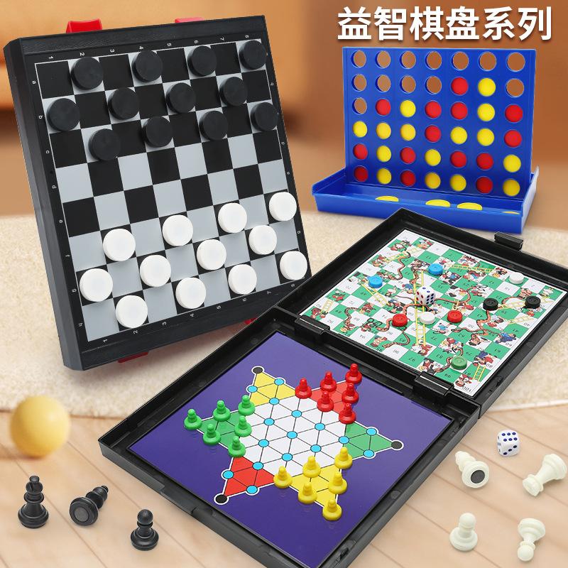 Настольные игры Шахматная доска Игрушки Шахматы Летающие шахматы Змея Шашки Гобан Магнитная шахматная доска Игрушки