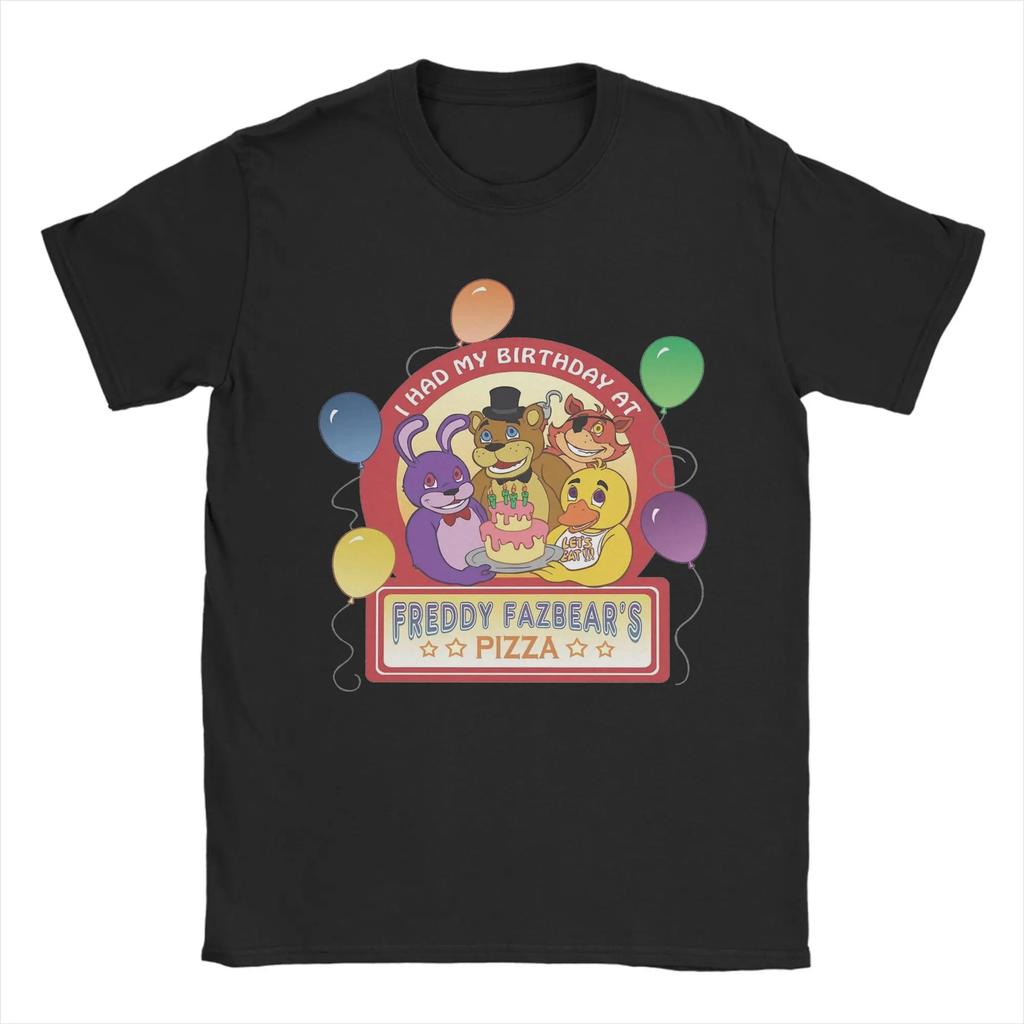 2026 Five Nights at Freddys Freddy Fazbears Pizza ShortSleeved TShirt Unisex Fashionable Shirt for Men And Women
