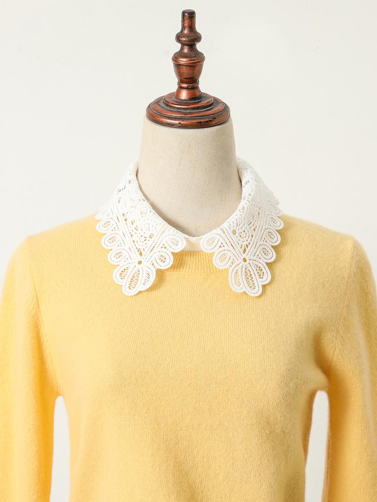 Женское модное украшение, водорастворимый вышитый воротник-шаль, персонализированный и универсальный, съемный ложный воротник