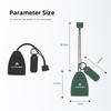 FFEC7 Car Logo Keychains Selected Suede Leather Car Key Bag For Citroen Celysee C6 C3 C5 C1 C2 C4 Aircross Picasso Cactus Berlingo Sax