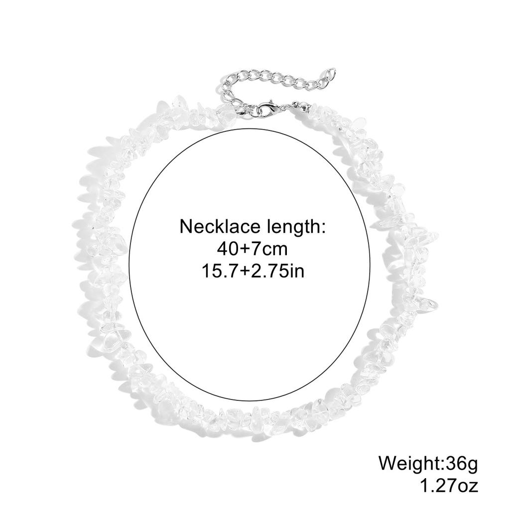 Богемное разноцветное ожерелье из гальки для женщин, INS, дизайн с натуральными камнями, летняя нишевая мода, красивое, элегантное, повседневное шейное украшение для нее