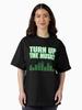 The Equalizer Turn Up The Music equalizer Oversized T-Shirt