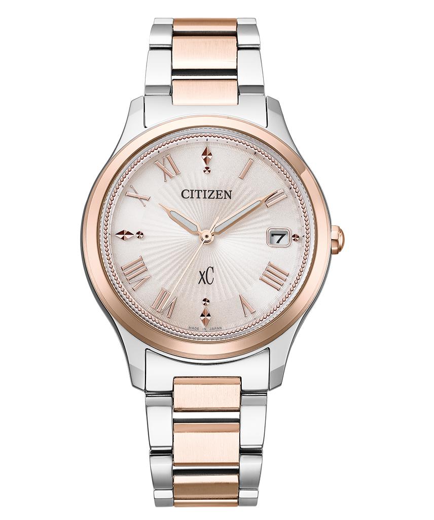 Citizen Женские часы серии XC Eco-Drive с сапфировым стеклом и корпусом из нержавеющей стали EO1245-54W