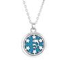 Tree of Life  Alloy Stainless Steel  Locket Pendant Aroma Diffuser Necklace